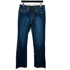 Seven7 Straight Leg Jeans Dark Wash Blue - 31